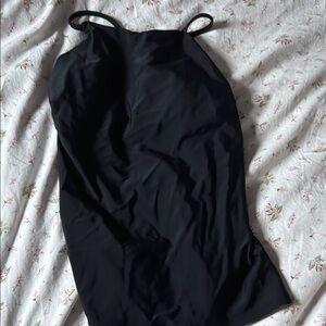 Elegant Black Slip Dress